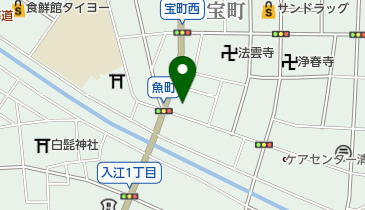 青柳そば店の地図画像