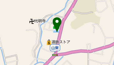 八幡屋 山東店の地図画像