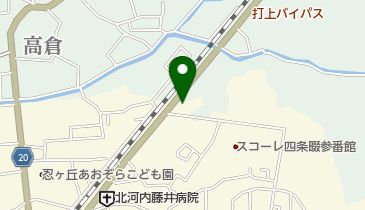 信州手打そばこばやしの地図画像