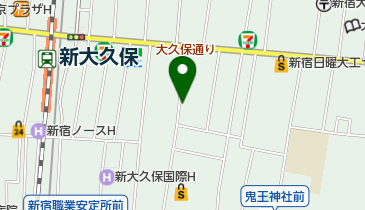 韓国鶏料理専門店 春川鶏カルビ 大久保店の地図画像