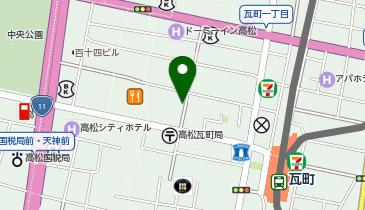 MAGIC BAR 手品家 高松店の地図画像