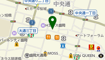 クロスヒートの地図画像