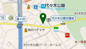 やしま 富ヶ谷店の地図画像