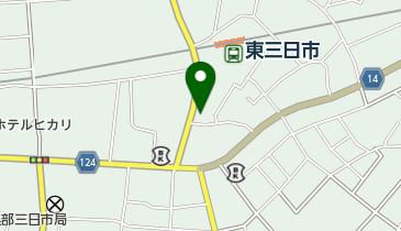 肉のたなはしの地図画像