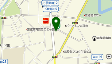 アジアンバーラマイ 函館五稜郭店の地図画像