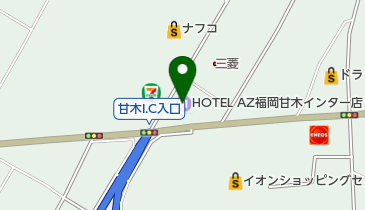 バイキングレストラン 志高 福岡甘木店の地図画像