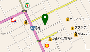 故郷食堂の地図画像