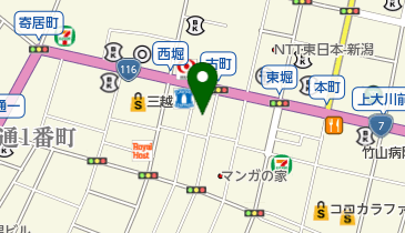 MAKI-古町のうたごえ喫茶-の地図画像