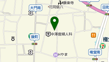 中華居酒屋上海人家の地図画像