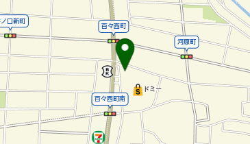 五味八珍 百々店の地図画像