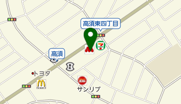 柚ず高須店の地図画像