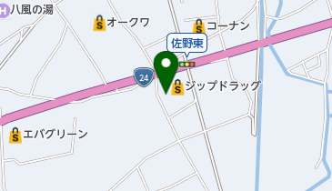 和cafe紗蔵の地図画像
