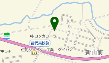 弥生寿司 東能代店の地図画像