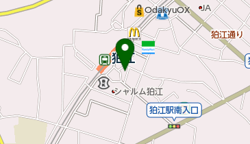 コーヒーハウスぽえむ 狛江南口店の地図画像