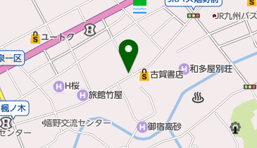 居酒屋うさぎの地図画像