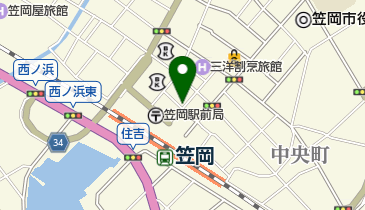 笠岡いなりの地図画像