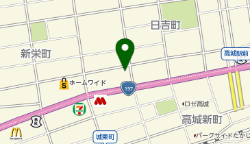 韓国料理とらやの地図画像