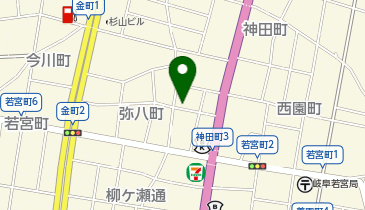 たこや本舗 柳ヶ瀬店の地図画像