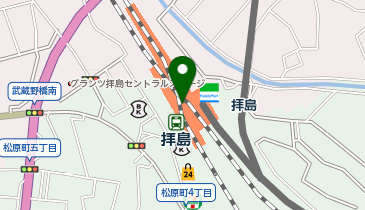 リトルマーメイド 拝島店の地図画像