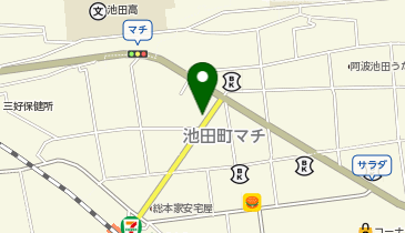 海鮮丼 どんの地図画像