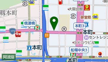 上等カレー 本町4丁目店の地図画像