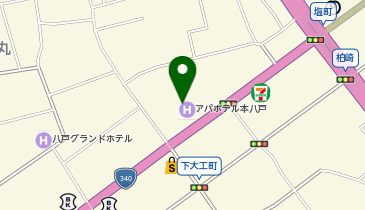 レストラン アパホテル<本八戸>の地図画像