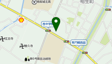 韓国家庭料理JEJUの地図画像