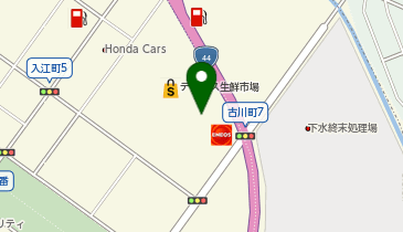 うるとら食堂の地図画像