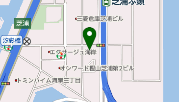 芝浦食堂の地図画像