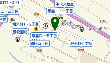 かざこしそば店の地図画像