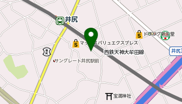 こまどりうどん井尻店の地図画像