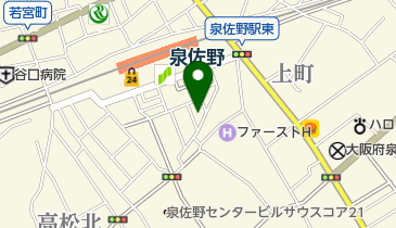 焼き鳥や ななつの地図画像
