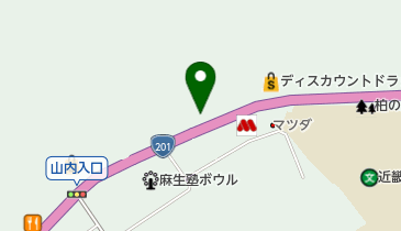 かやの森カフェの地図画像