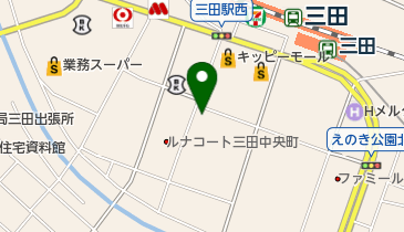 たつや食堂の地図画像