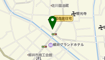 穏やかうどんのしらかべや 本店の地図画像