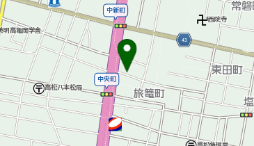 串あげ処 楽の地図画像