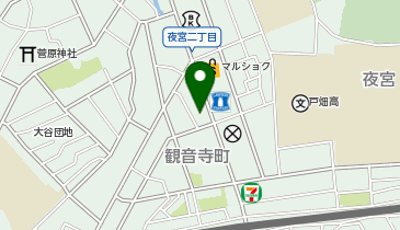 焼とり玄徳の地図画像