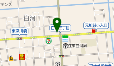 実用洋食 七福の地図画像