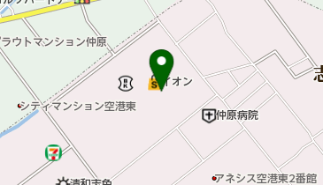庄屋 イオン福岡東店の地図画像