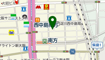 銭屋西中島二度づけあかんよぉの地図画像