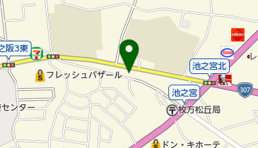 ひげキッチンの地図画像