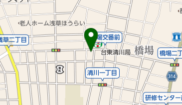 大釜 (本店)の地図画像