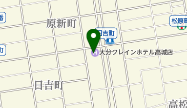 大分クレインホテル 高城店 レストランの地図画像