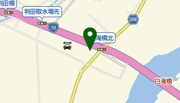 まるき つけ麺の地図画像