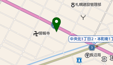 かねひろの成吉思汗 長沼本店の地図画像