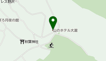 山のホテル大瀧 レストランの地図画像