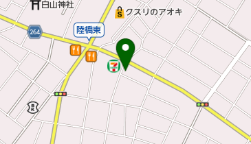 定食みなづきの地図画像