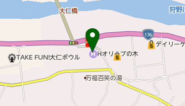 レストラン チュラルの地図画像