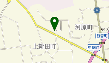 ベーカリーカフェ燦の地図画像