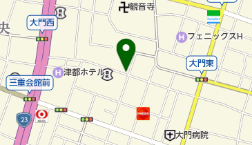 割烹藤の地図画像